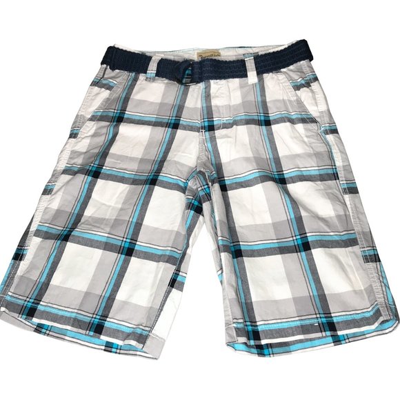 Roebuck & Co. Other - Roebuck & Co. Mens Size 30 Plaid Shorts Belted